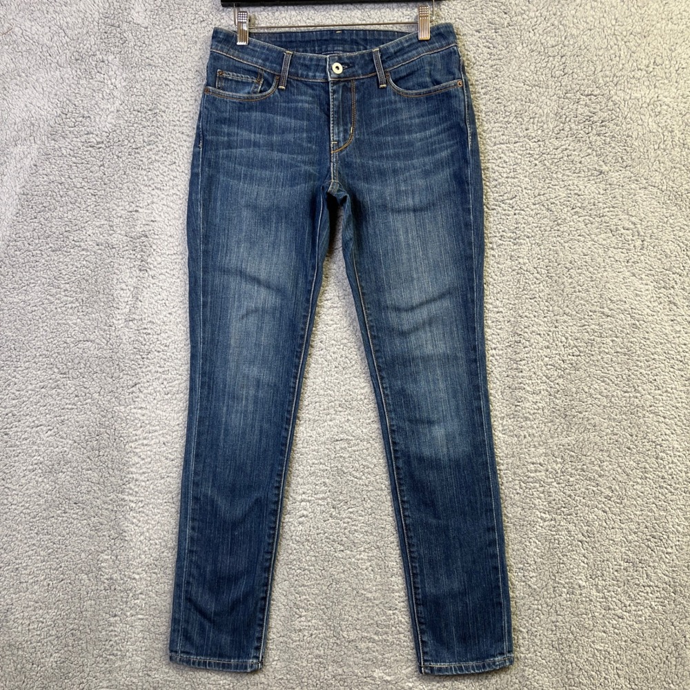 Levis 631 Jeans Women 6 M 28 Blue Denim Very Low Skinny Eco Green Tab Y2K